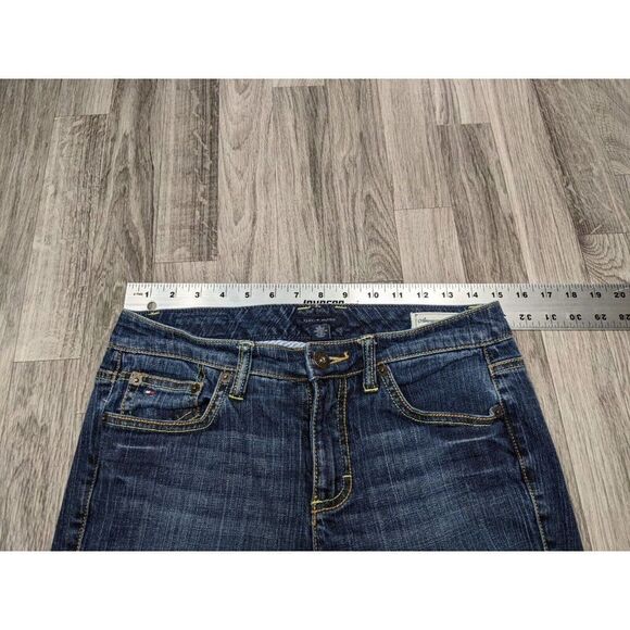 (3/$35) Tommy Hilfiger American Hope Classic Rise Bootcut Denim Blue Jeans - Picture 8 of 12